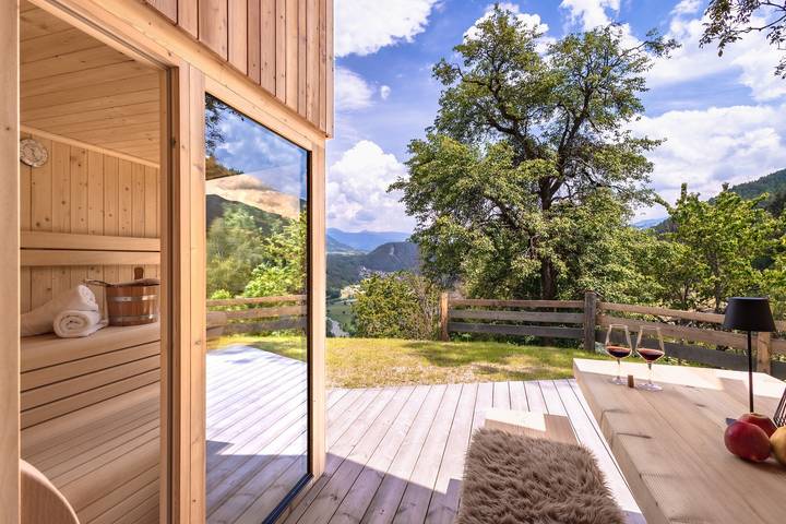 Hütte für 6 Personen, mit Garten und Sauna in den Dolomiten - 2