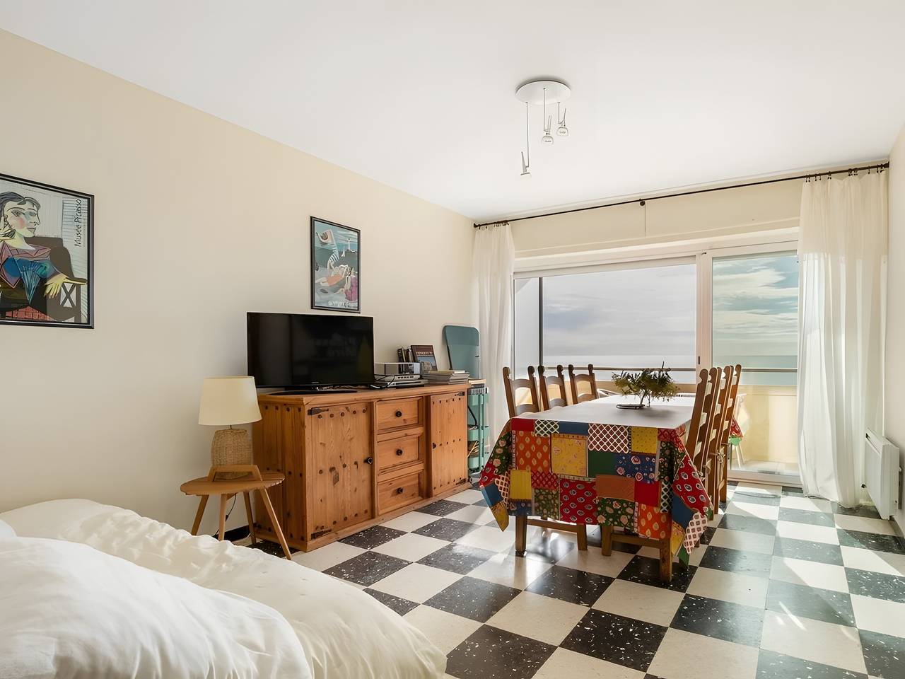 Ganze Wohnung, Apartment 'Maison De La Plage' mit Meerblick, Wlan und Klimaanlage in Valras-Plage, Mittelmeerküste (Frankreich)