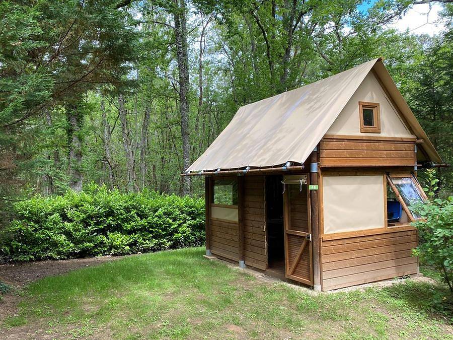 Camping les Pialades - Safarizelt 2 personen - Biwak in Nabirat, Périgord Noir