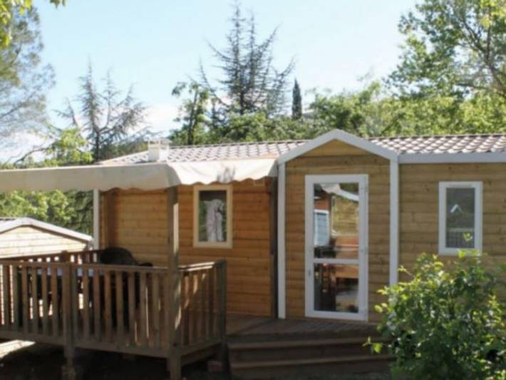 Mobil home pour 4 personnes, avec bassin pour enfant, animaux acceptés à Reynès - 2