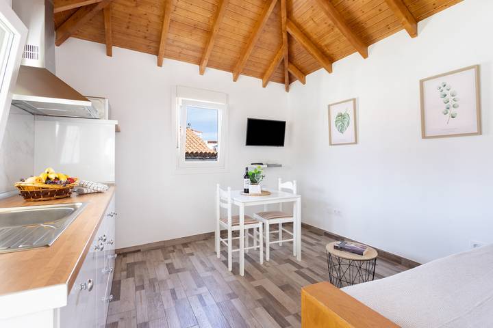 Ganzes Studio, Im Naturpark mit Terrasse und Sicht auf Roque Nublo in Lomo de Los Santos, Tejeda