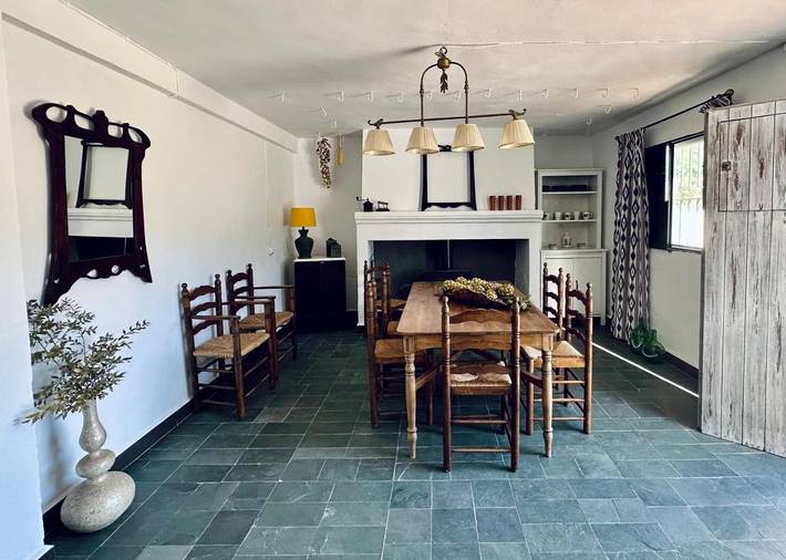 Casa rural para 8 personas, con vistas además de piscina y jardín en Cortegana - 4