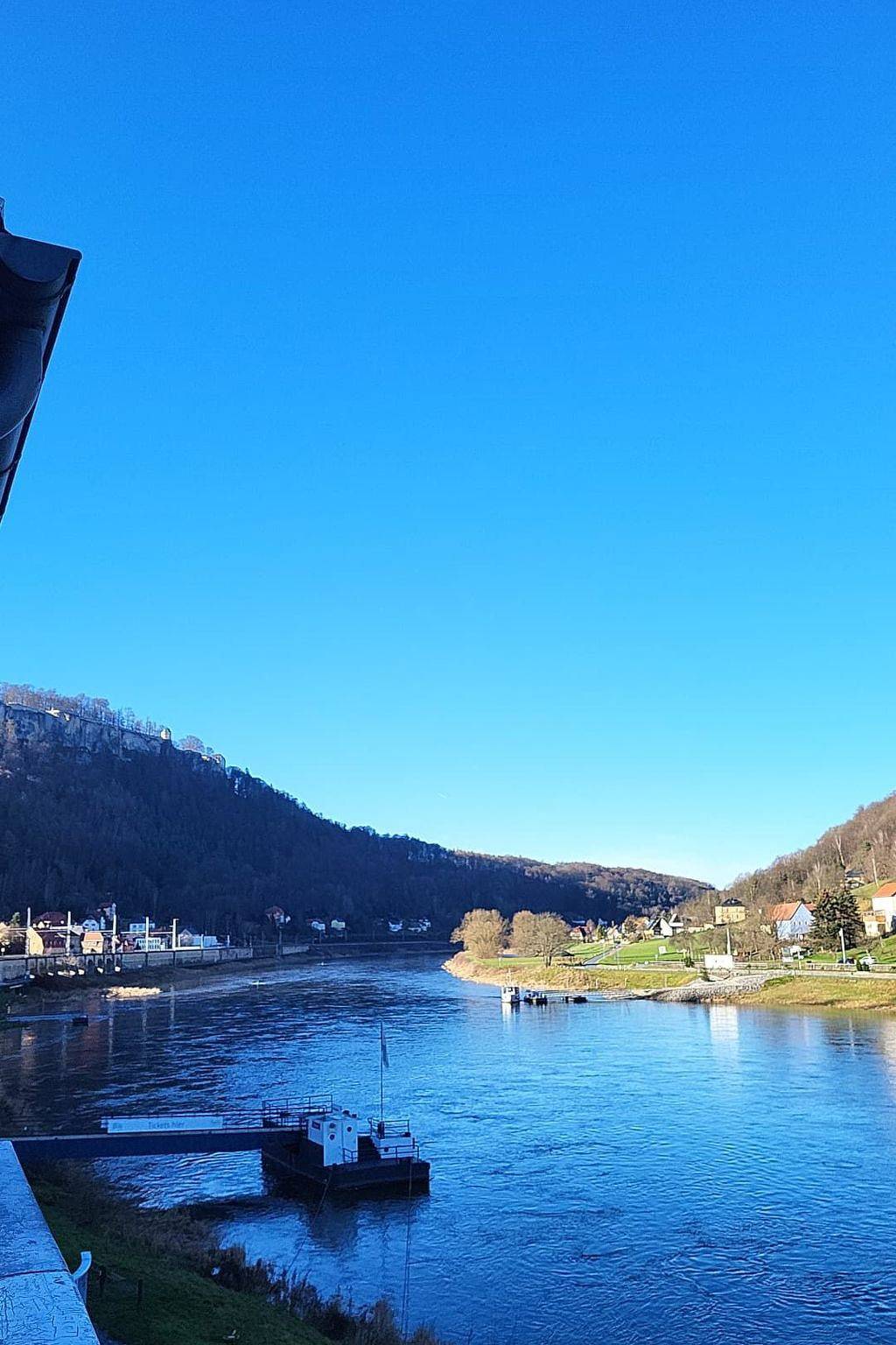 Ganze Wohnung, Elbblick in Königstein, Elbsandsteingebirge