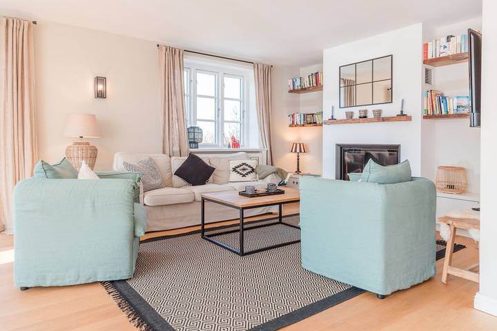 Ferienhaus für 6 Personen, mit Terrasse und Garten sowie Sauna und Ausblick in Oldsum - 3