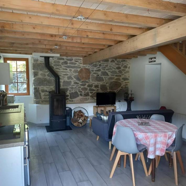 Gîte pour 4 personnes, avec vue ainsi que terrasse et jardin, animaux acceptés à Ustou - 4