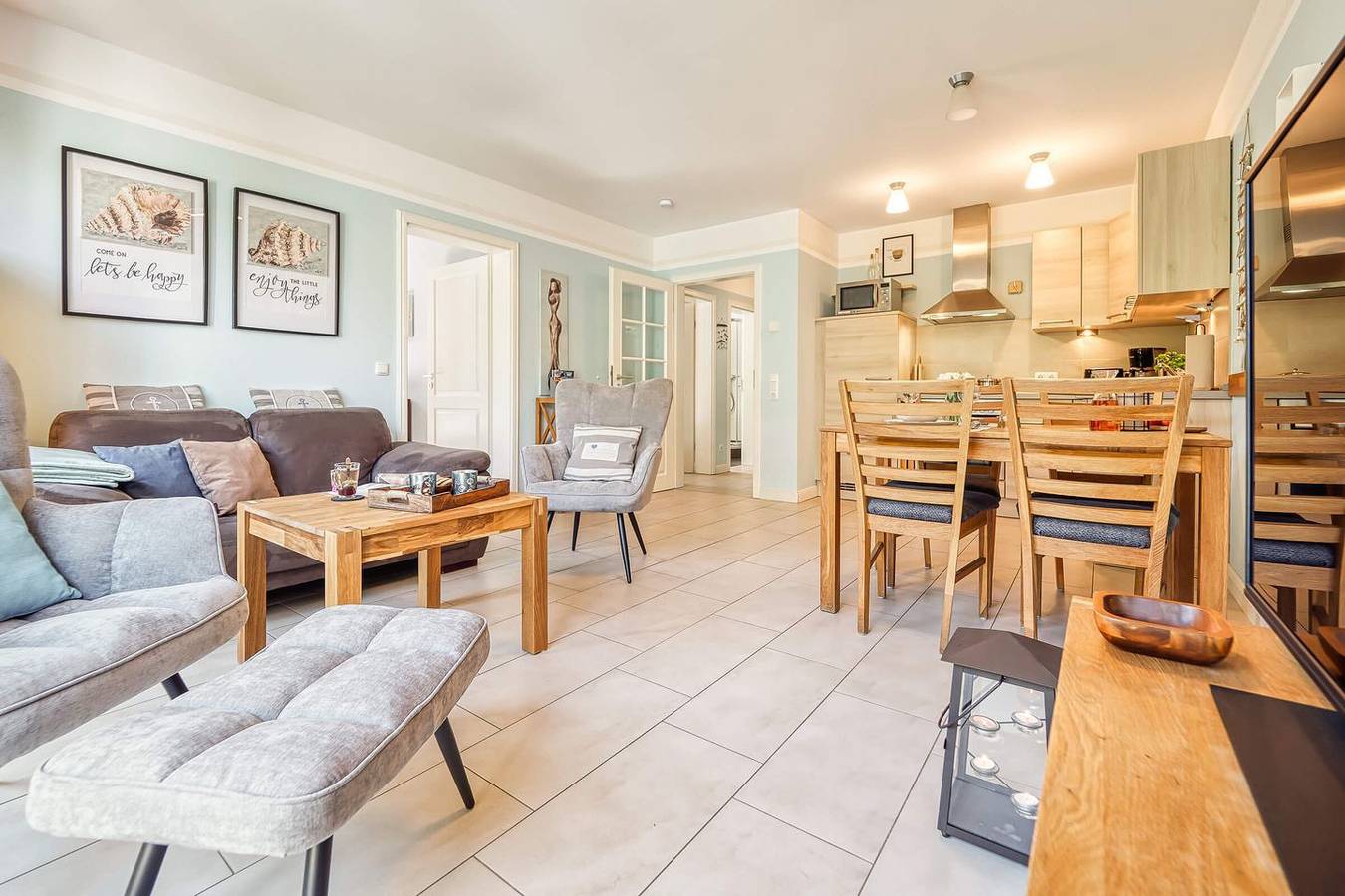 Apartamento entero, Komfortable Ferienwohnung Sonnenseite mit Terrasse und Gartenblick in Zingst in Zingst, Peninsula Fischland - Darss - Zingst