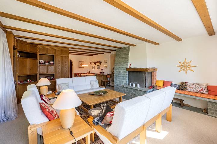 Ferienwohnung für 4 Personen, mit Balkon und Ausblick sowie Garten in Davos - 3