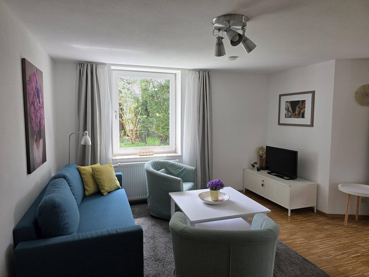Apartamento vacacional entero, Appartement/Fewo, Dusche, Wc, 1 Schlafraum in Isny, Isny im Allgäu