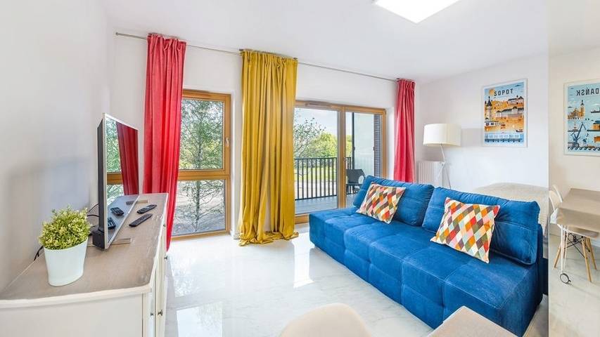Ganze Ferienwohnung, Sun&Snow Nadmotławie - Apartament 70 D in Danzig, Zatoka Gdańska