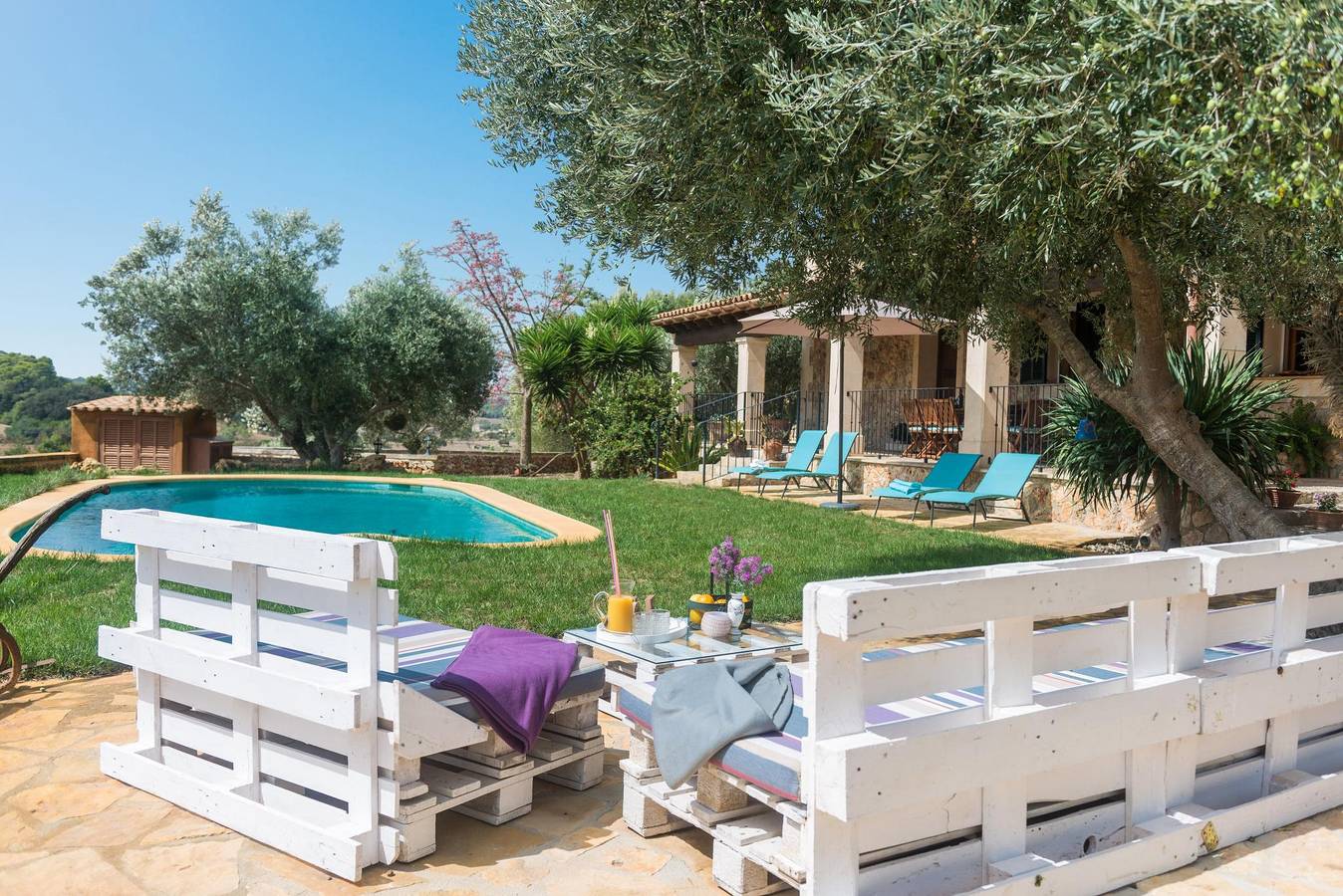 Es Cocons - Ferienhaus mit privaten Pool in Sineu. Wifi gratis in Sineu, Mallorca Inselmitte