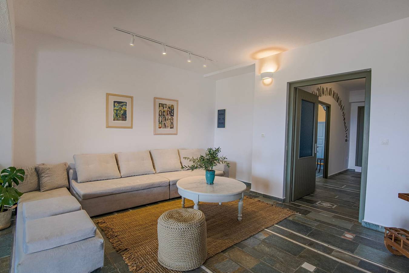 Dazzling Paros Villa | 3 Bedrooms | Villa Contessa | Large Furnished Veranda with Jacuzzi & Brilliant Sea Views | Agia Irini in Sarakiniko, Paros