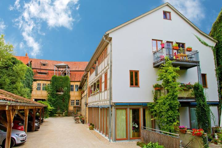 Ferienwohnung für 4 Personen, mit Balkon/Terrasse in Bad Langensalza
