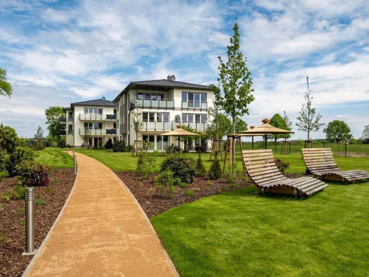 Ganze Ferienwohnung, Haffhaus 1 - Das Haffhaus mit wunderschönem Garten und direktem Haffblick in Garz, Usedom