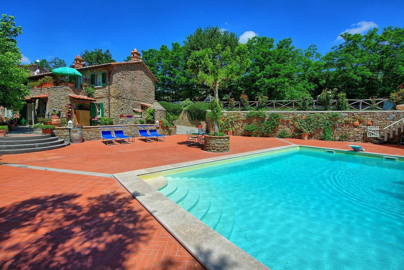 Villa for 15 personer med badebasseng in Cortona, Provinsen Arezzo