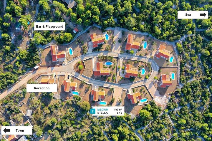 Villa pour 8 personnes, avec jardin et piscine à Stari Grad - 2