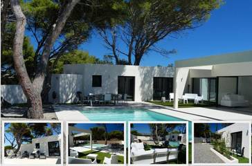 Villa pour 10 personnes, avec piscine ainsi que vue et jardin, adapté aux familles à Bonifacio