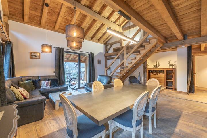 Gîte pour 6 personnes, avec balcon dans Station de Morillon