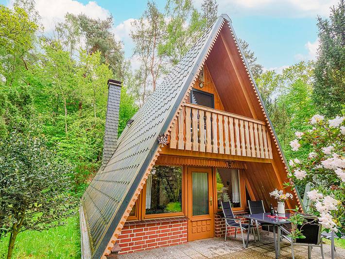Ferienhaus für 4 Personen, mit Balkon am Dümmer See (Mecklenburg-Vorpommern)