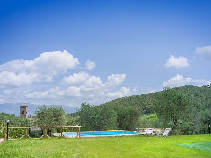 Villa pour 6 personnes, avec balcon et jardin à Capannori