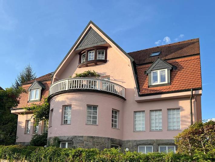 Ferienwohnung für 7 Personen, mit Terrasse und Garten sowie Ausblick