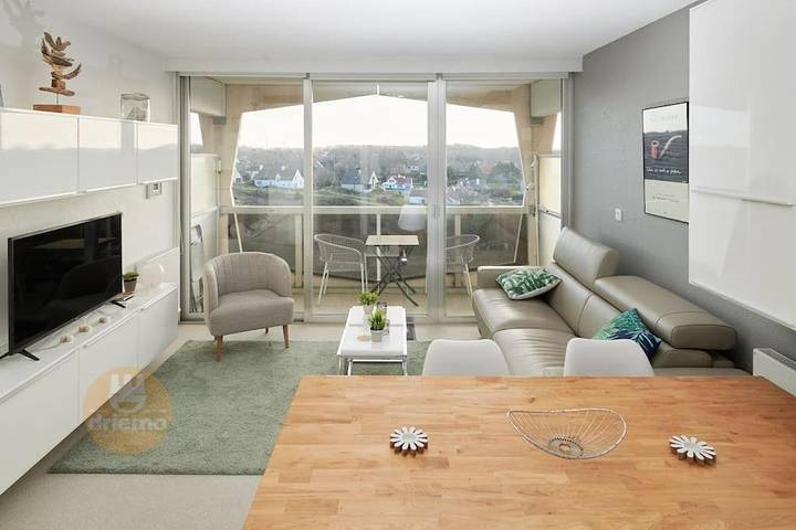 Vakantieappartement voor 4 personen, met uitzicht en balkon in De Panne