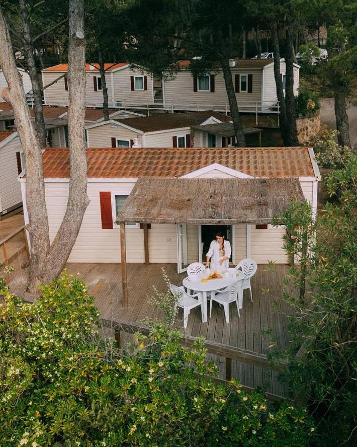 Camping pour 4 personnes, avec piscine et jardin, animaux acceptés à Lloret de Mar - 2