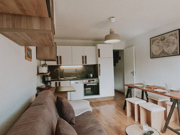 Gîte pour 4 personnes, avec balcon dans Office De Tourisme Des Deux Alpes Front De Neige - 3