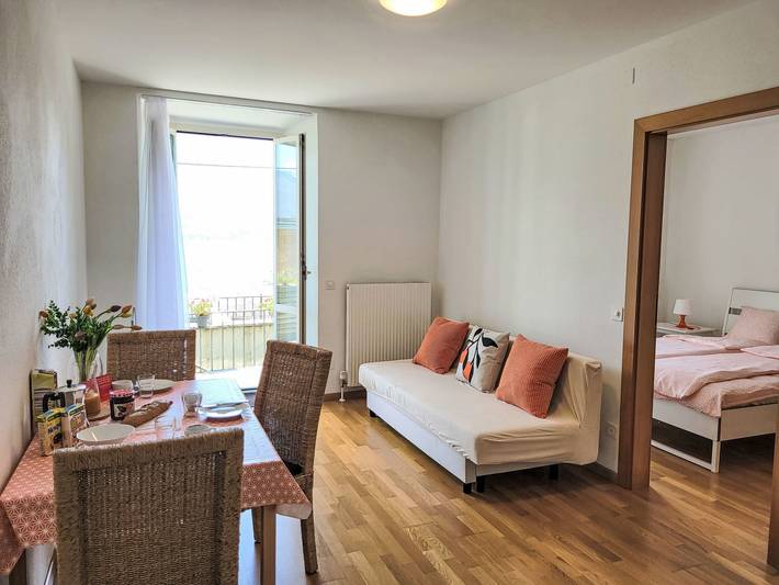 Ferienwohnung für 3 Personen, mit Terrasse und Seeblick sowie Ausblick in Brissago - 2