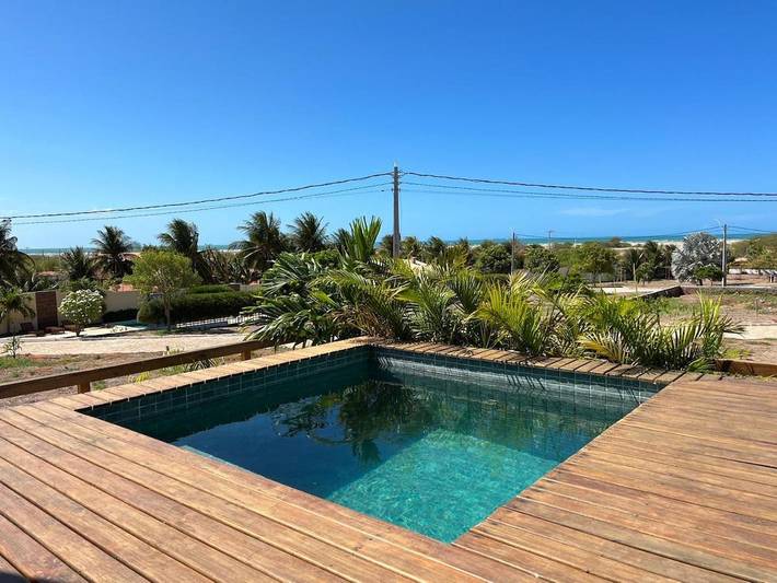 Location de vacances pour 6 personnes, avec piscine ainsi que jardin et vue, animaux acceptés à Areia Branca - 2