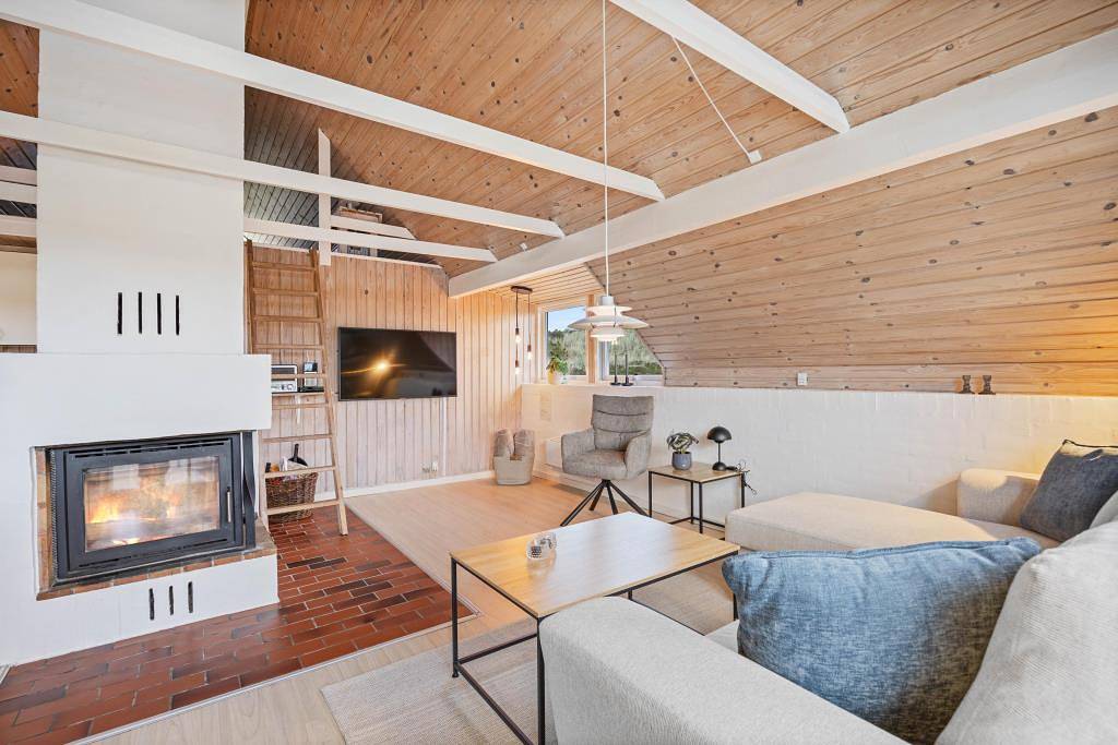 Klassisches Ferienhaus in Houvig, 250 m zum Strand, 1 Hund in Ringkøbing, Holmsland Klit