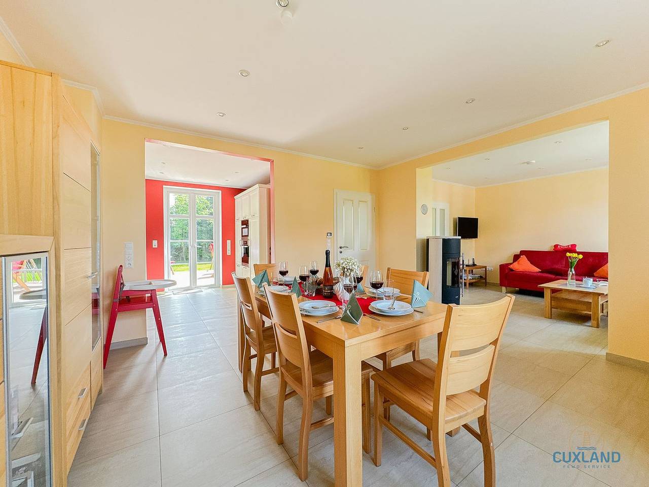 Ferienhaus Kugelbake in der Grimmershörnbucht mit großem Garten und Terrasse in Döse, Cuxhaven