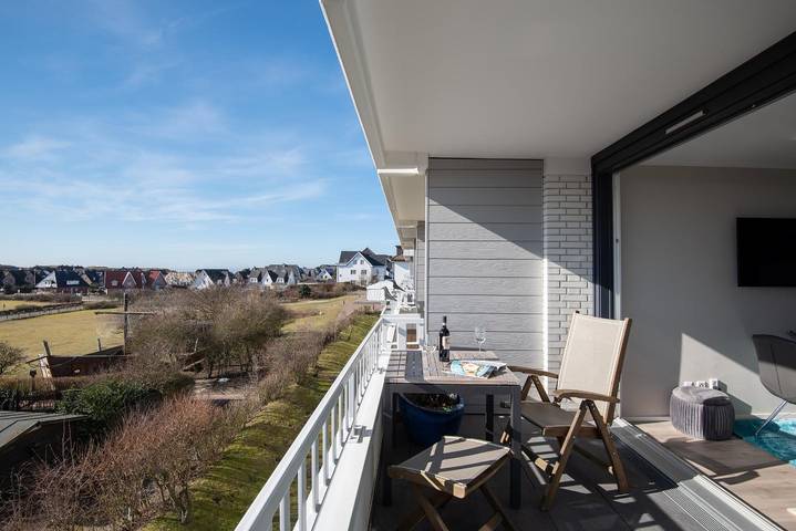 Ganze Wohnung, Moderne 2-Zimmerwohnung mit herrlichem Weitblick und ca. 50 m², für 2 Personen in Nordfriesische Inseln (Schleswig-Holstein) (Schleswig-Holstein), Wenningstedt