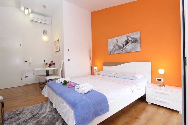 Studio für 2 Personen, mit Balkon/Terrasse und Balkon, kinderfreundlich in Rovinj