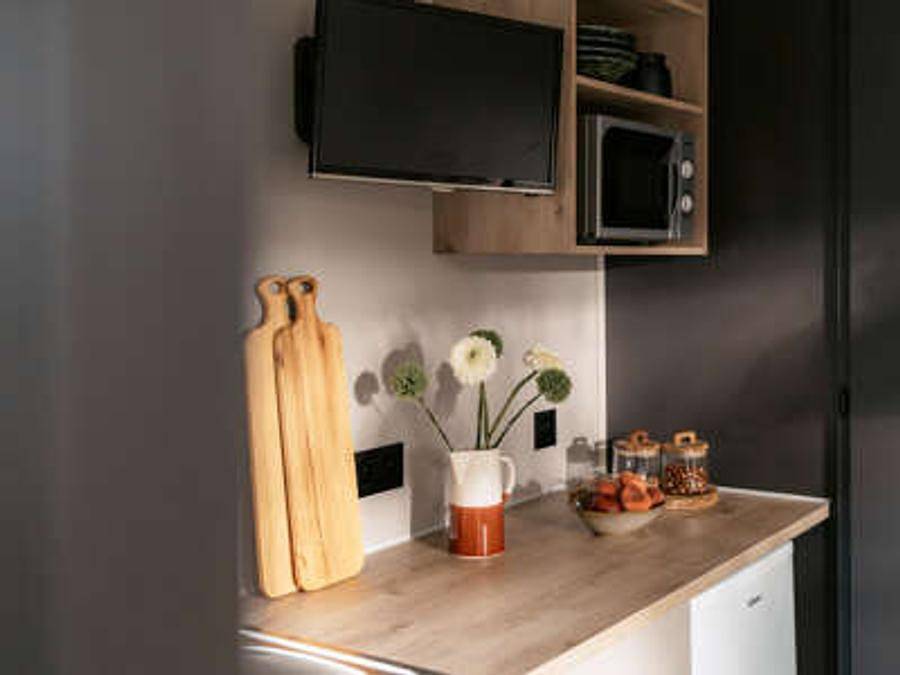 Flower Camping du Lac de la Seigneurie - Mobilhome 4 personas - Nuevo// Mobil-Home Loggia Confort 32m² - 4 plazas + Terraza cubierta integrada + Tv+ cama160 in Leval, Territorio de Belfort