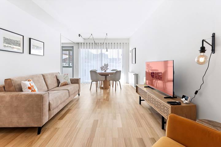Apartamento de férias para 6 pessoas, com varanda, adaptado a crianças em Matosinhos
