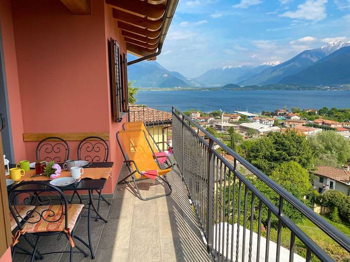Ferienwohnung für 6 Personen, mit Garten und Seeblick sowie Ausblick in Domaso - 4