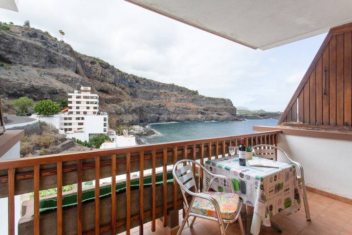Apartamento entero, Apartamento Vacacional 'Arcoiris Al Mar Playa San Marcos' con Vistas al Mar, Balcón y Wi-Fi in San Marcos, Tenerife Norte