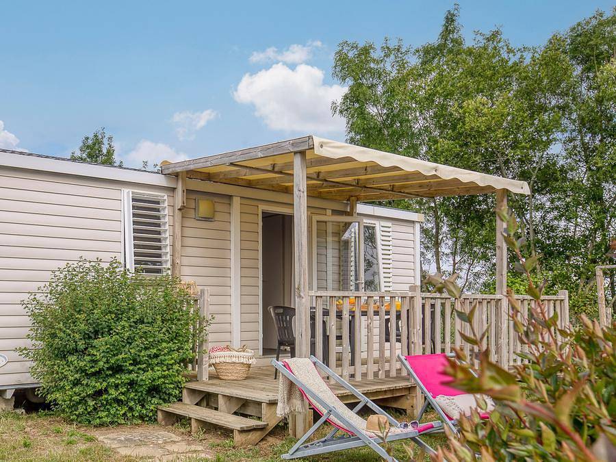 Camping Romanée - La Belle Henriette - Mobilheim 2 personen - Komfort 1 Schlafzimmer in La Tranche-sur-Mer, Vendée