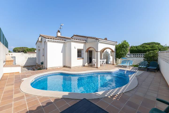 Maison de vacances pour 6 personnes, avec jardin à L'Escala