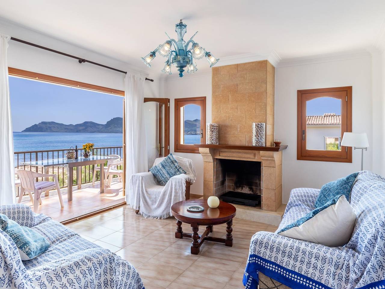 Ferienhaus 'Ran De Mar' mit Meerblick, privater Terrasse und Wlan in Playa Son Serra de Marina, Santa Margalida