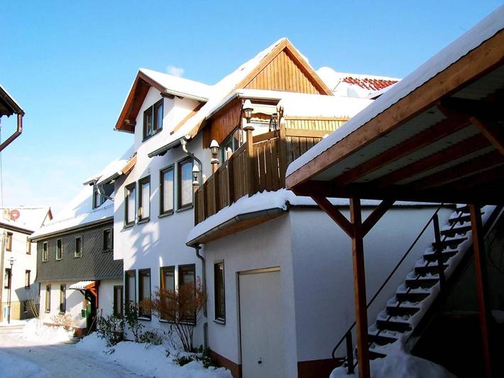 Ferienhaus für 5 Personen, mit Terrasse und Ausblick in Wartburg