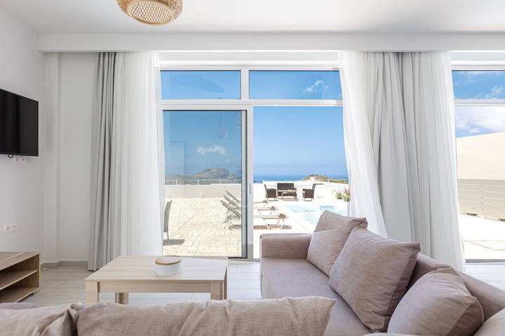 Ferienhaus mit Meerblick für 4 Personen, mit Pool und Terrasse auf Kreta - 4