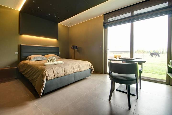 Location de vacances pour 4 personnes, avec jardin ainsi que sauna et vue, animaux acceptés à Lokeren