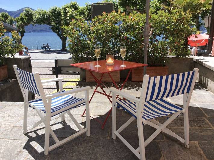 Entire apartment, Charming tower-like duplex apartment directly on the lake promenade of Ascona in Ascona, Ticino Alps and Verbano