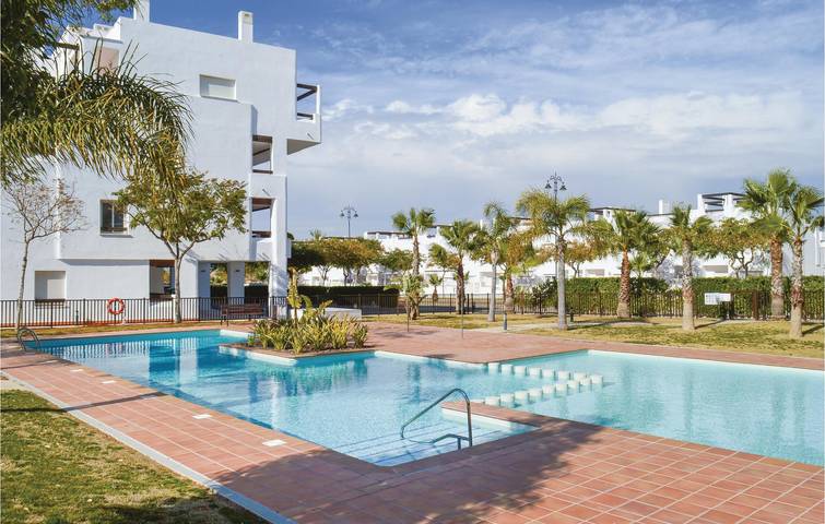 Apartamento vacacional entero, Apartamento con terraza junto a la piscina, aire acondicionado y aparcamiento - Alhama in Condado de Alhama, Alhama de Murcia