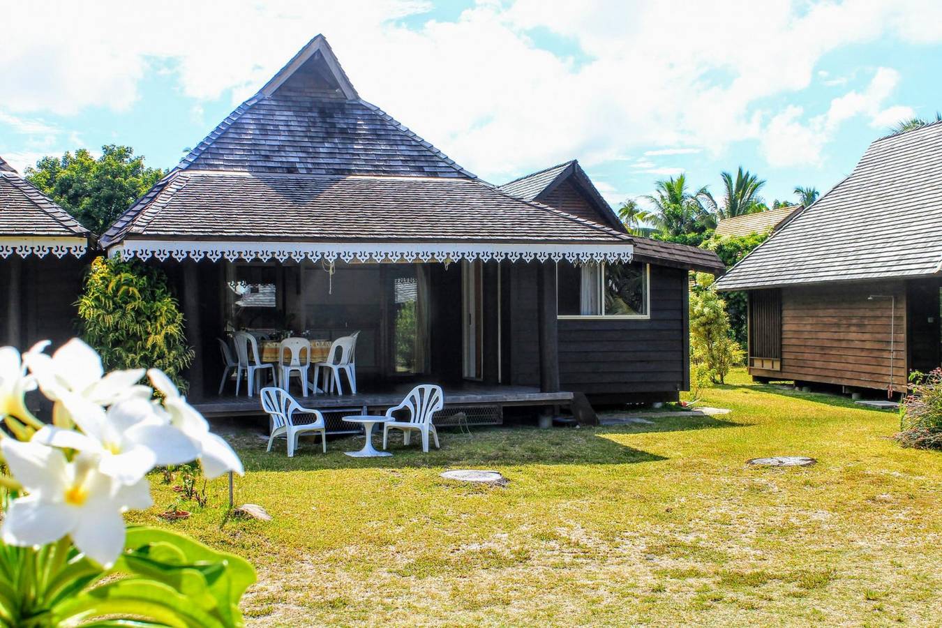 Appartement entier, Appartement de vacances pour 6 personnes avec balcon in Ha'apiti, Mo'orea