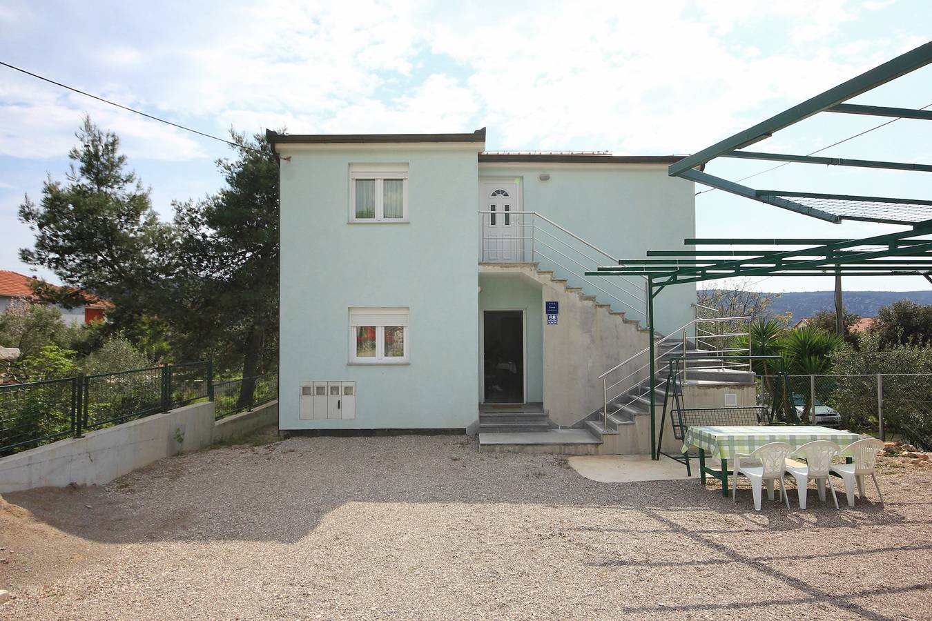 Ganze Wohnung, 1-Zimmer-Ferienwohnung mit Terrasse Poljica, Trogir A-10010-c in Poljica, Split-Dalmatien