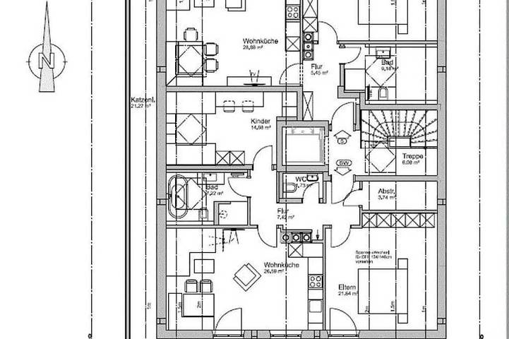 Appartement de vacances pour 2 personnes, avec jardin et balcon - 1