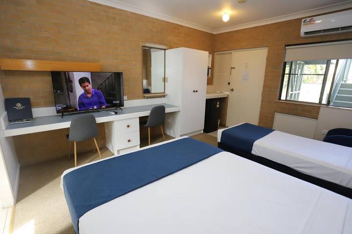 Hotel voor 3 personen, with uitzicht and zwembad as well as tuin, met huisdier in Queensland