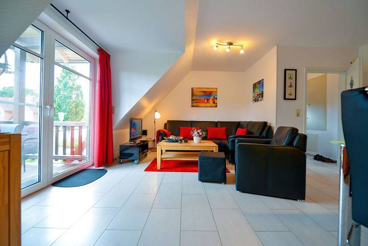 Ferienwohnung für 4 Personen, mit Balkon in Sahlenburg